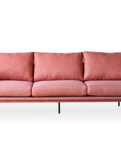 Sofa 3 chỗ PENNY – vải màu cam