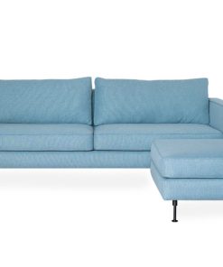 Sofa Bolero 3 chỗ + Đôn vải xanh 18