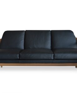 Sofa Bridge 3 chỗ hiện đại da đen