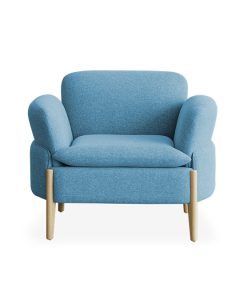 Sofa Coastal 1 chỗ vải xanh