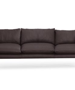 Sofa Jazz 3 chỗ hiện đại da nâu