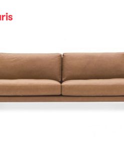 Sofa Le Marais 3 chỗ hiện đại da brown