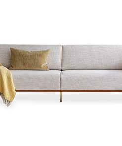 Sofa Maxine 3 chỗ hiện đại da Cognac