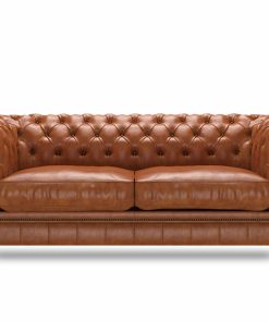 Sofa Maxine 3 chỗ hiện đại da English Saddle