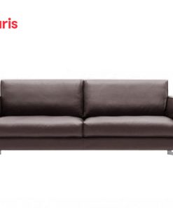 Sofa Metro 3 chỗ hiện đại da Cafe