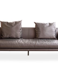 Sofa ONA HIM 3 chỗ da nâu S3